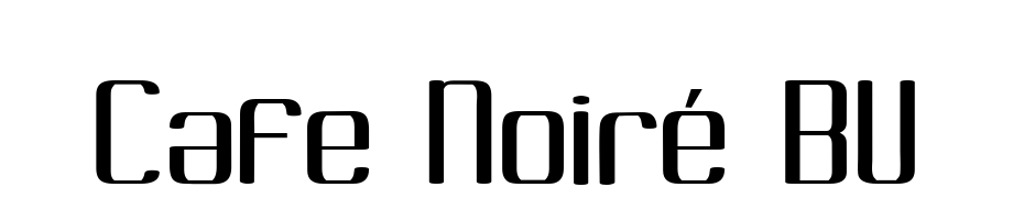 Cafe Noiré BV Font Download Free